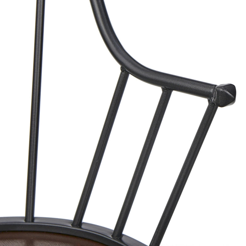 Chaises à accoudoirs fuselés en matériaux mixtes Milo Simple Living (lot de 2) - N/A