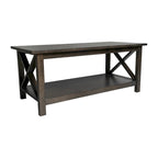 Table basse de ferme traditionnelle en bois massif