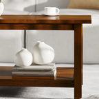 Table basse de ferme traditionnelle en bois massif