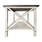 Table basse de ferme traditionnelle en bois massif