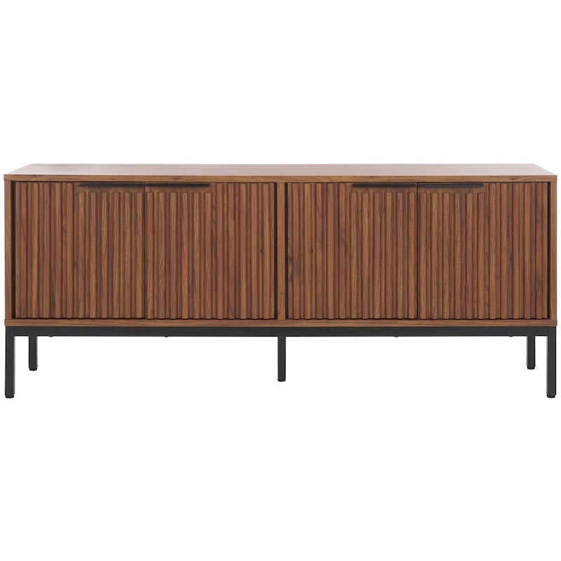 Meuble TV/multimédia Deandra à 4 portes SAFAVIEH (convient aux téléviseurs à écran plat jusqu'à 65 pouces) - 154,4 cm x 44,9 cm x 62,5 cm - 61Lx18Px25H