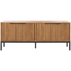 Meuble TV/multimédia Deandra à 4 portes SAFAVIEH (convient aux téléviseurs à écran plat jusqu'à 65 pouces) - 154,4 cm x 44,9 cm x 62,5 cm - 61Lx18Px25H
