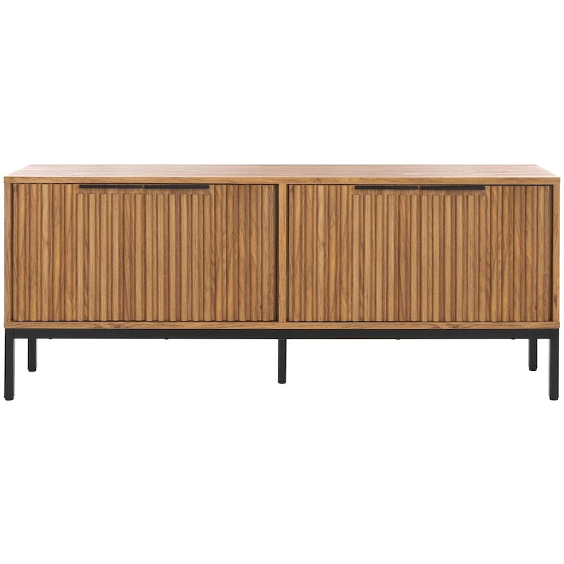 Meuble TV/multimédia Deandra à 4 portes SAFAVIEH (convient aux téléviseurs à écran plat jusqu'à 65 pouces) - 154,4 cm x 44,9 cm x 62,5 cm - 61Lx18Px25H