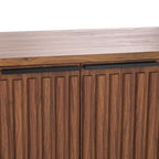 Meuble TV/multimédia Deandra à 4 portes SAFAVIEH (convient aux téléviseurs à écran plat jusqu'à 65 pouces) - 154,4 cm x 44,9 cm x 62,5 cm - 61Lx18Px25H