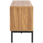 Meuble TV/multimédia Deandra à 4 portes SAFAVIEH (convient aux téléviseurs à écran plat jusqu'à 65 pouces) - 154,4 cm x 44,9 cm x 62,5 cm - 61Lx18Px25H