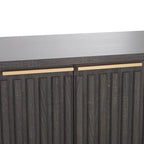 Meuble TV/multimédia Deandra à 4 portes SAFAVIEH (convient aux téléviseurs à écran plat jusqu'à 65 pouces) - 154,4 cm x 44,9 cm x 62,5 cm - 61Lx18Px25H