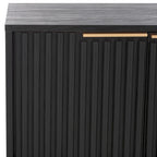 Meuble TV/multimédia Deandra à 4 portes SAFAVIEH (convient aux téléviseurs à écran plat jusqu'à 65 pouces) - 154,4 cm x 44,9 cm x 62,5 cm - 61Lx18Px25H