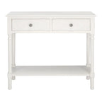 SAFAVIEH Leonia Console 2 tiroirs - 35,5 L x 13 P x 29,5 H - 36 L x 13 P x 30 H