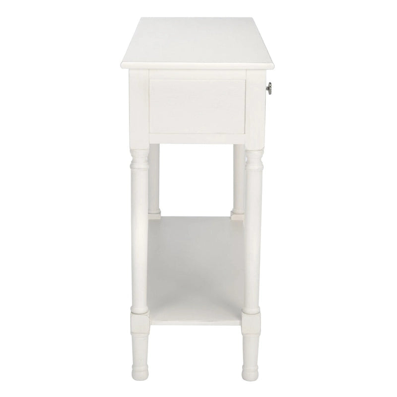 SAFAVIEH Leonia Console 2 tiroirs - 35,5 L x 13 P x 29,5 H - 36 L x 13 P x 30 H