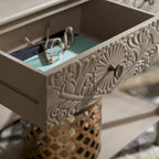 SAFAVIEH Leonia Console 2 tiroirs - 35,5 L x 13 P x 29,5 H - 36 L x 13 P x 30 H
