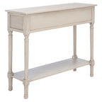 SAFAVIEH Leonia Console 2 tiroirs - 35,5 L x 13 P x 29,5 H - 36 L x 13 P x 30 H
