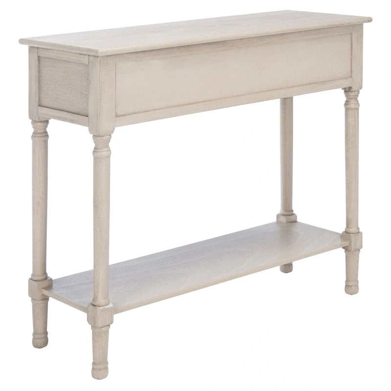 SAFAVIEH Leonia Console 2 tiroirs - 35,5 L x 13 P x 29,5 H - 36 L x 13 P x 30 H