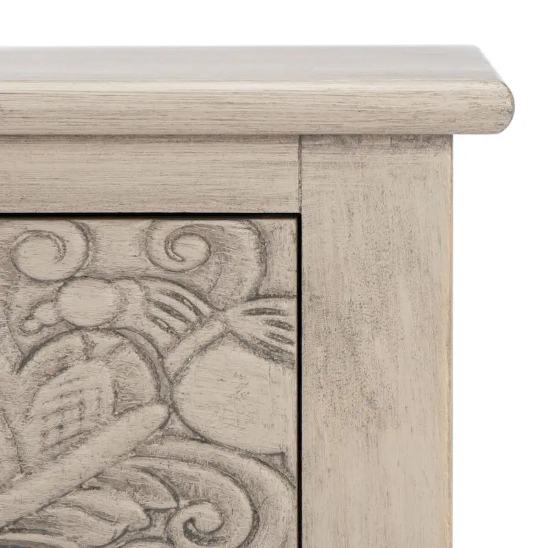 SAFAVIEH Leonia Console 2 tiroirs - 35,5 L x 13 P x 29,5 H - 36 L x 13 P x 30 H