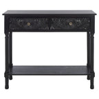 SAFAVIEH Leonia Console 2 tiroirs - 35,5 L x 13 P x 29,5 H - 36 L x 13 P x 30 H
