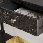 SAFAVIEH Leonia Console 2 tiroirs - 35,5 L x 13 P x 29,5 H - 36 L x 13 P x 30 H