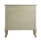 Commode 3 tiroirs vieillie bleu / gris / noir, 1 personne