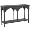 Console avec étagère et arches noires (1 personne)