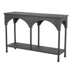 Console avec étagère et arches noires (1 personne)