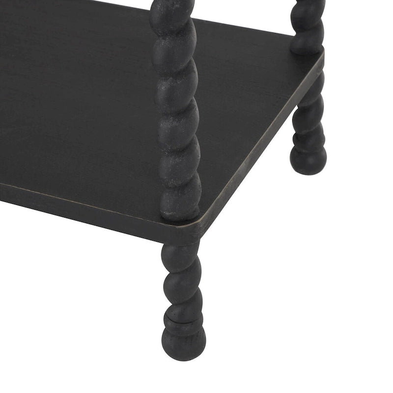 Console avec étagère et arches noires (1 personne)